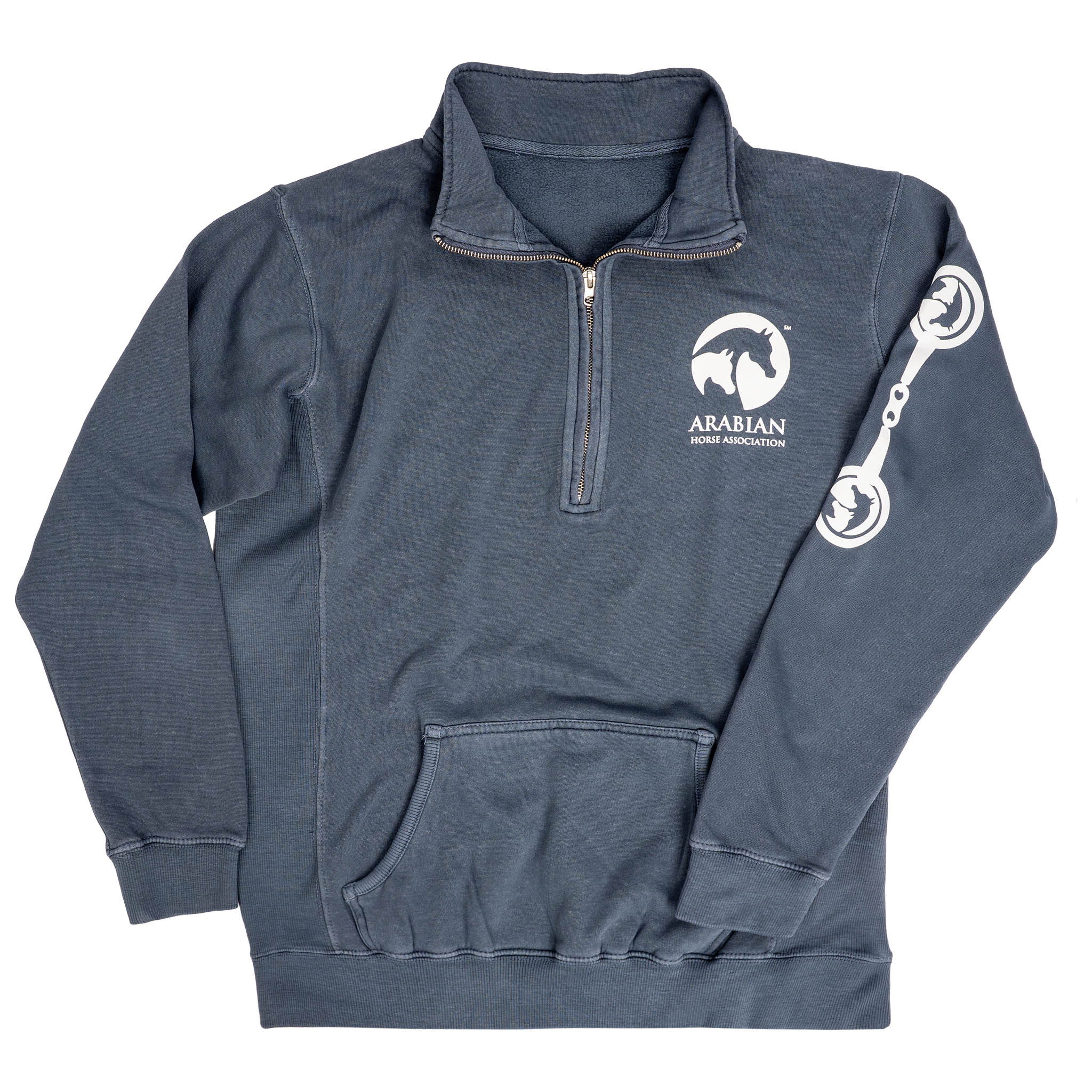 Unisex AHA Quarter Zip - Denim