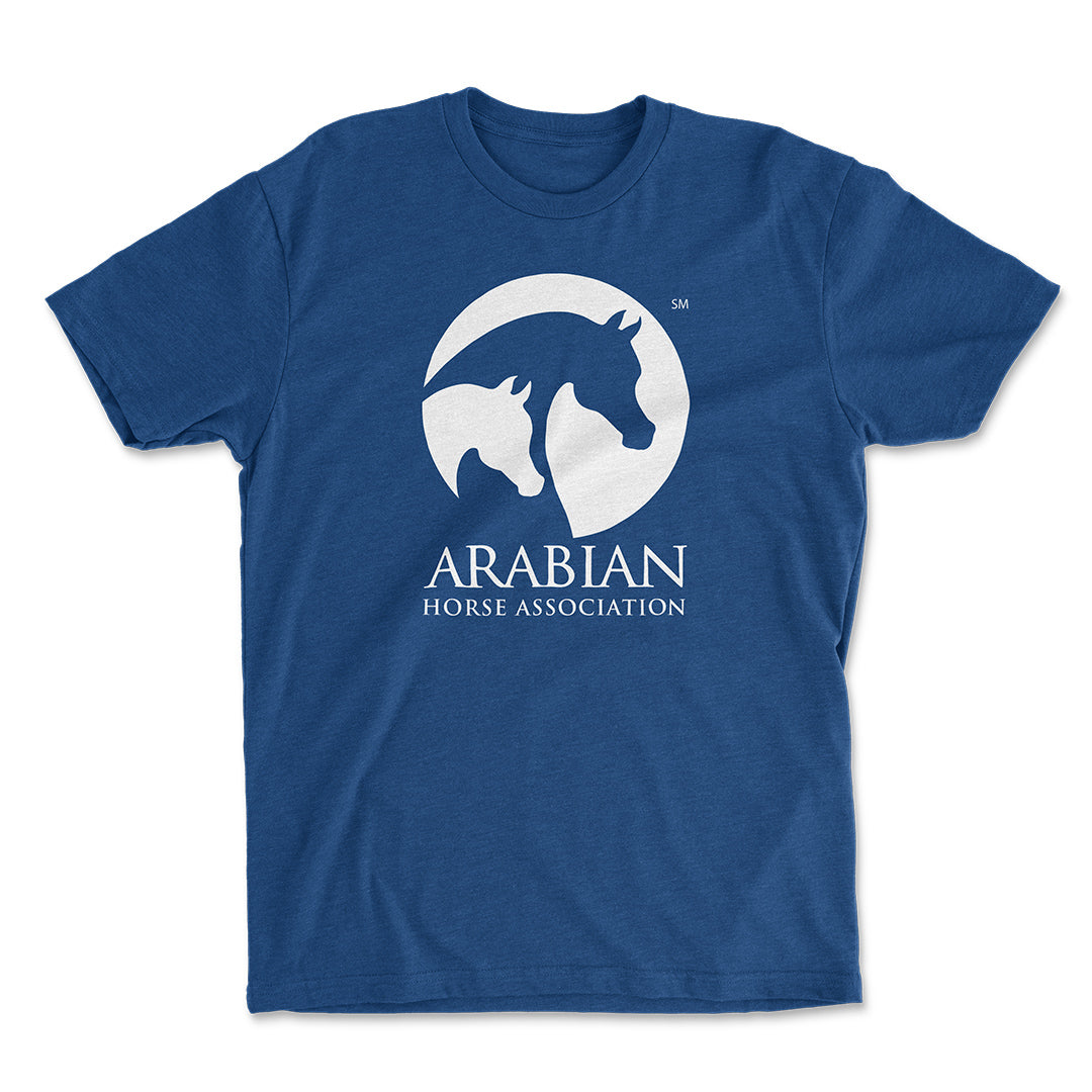 T-shirt unisexe avec logo officiel AHA - bleu royal