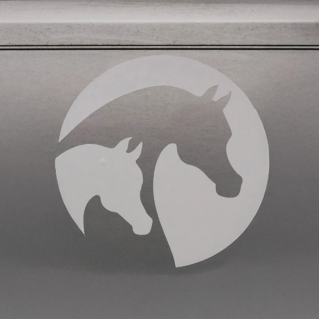 AHA Trailer Sticker - White