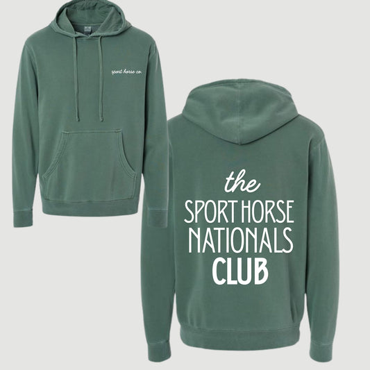 Unisex Green Hoodie SHN The Sport Horse Club