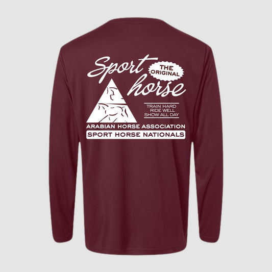 Unisex Maroon Long Sleeve SHN